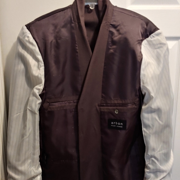 Arbon Pour Homme Dark Green Three button Blazer - Picture 4 of 6